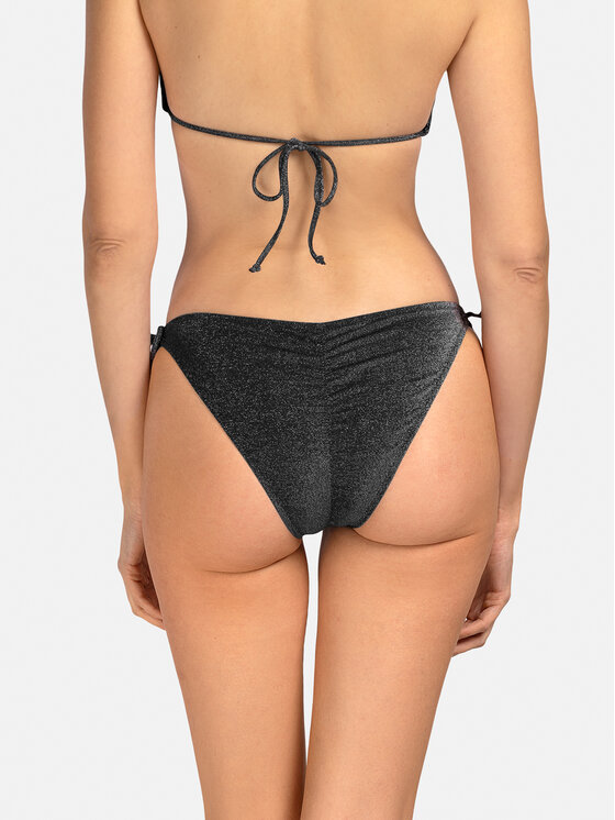 Miss Lou Miss Lou Bikini pezzo sotto D-LG2-CZ Nero