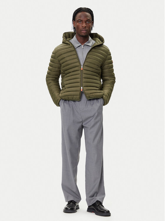 Save The Duck Save The Duck Télikabát D30650M GIGA01 Zöld Regular Fit