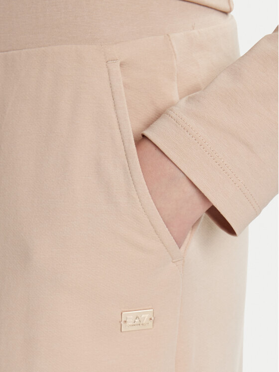 EA7 Emporio Armani EA7 Emporio Armani Долнище анцуг 7W000462 AF13135 U1046 Бежов Relaxed Fit