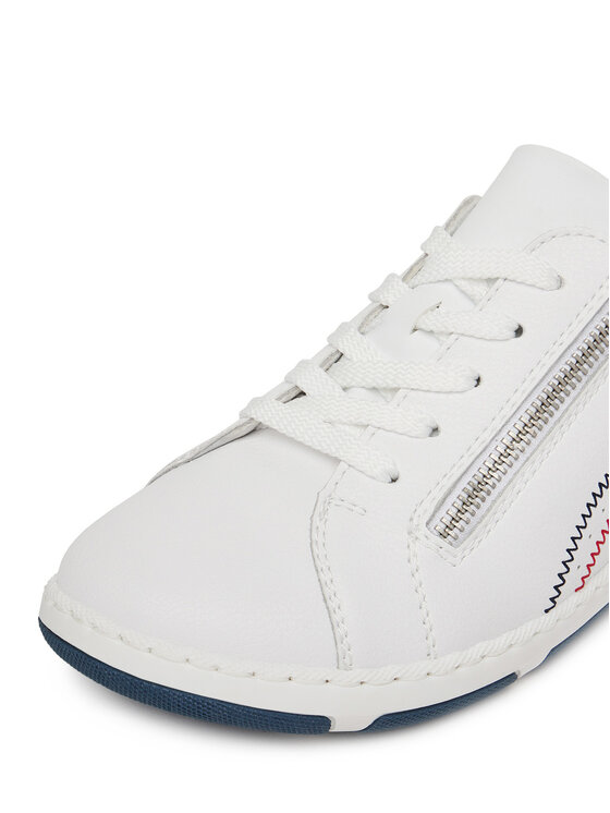 Rieker Rieker Sneakersy 42424-80 Biały