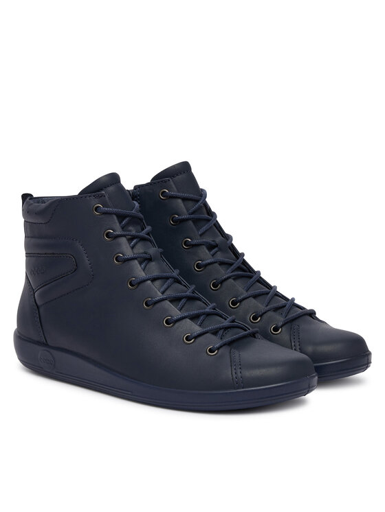 ECCO ECCO Sneakersy Soft 2.0 20751301038 Tmavomodrá