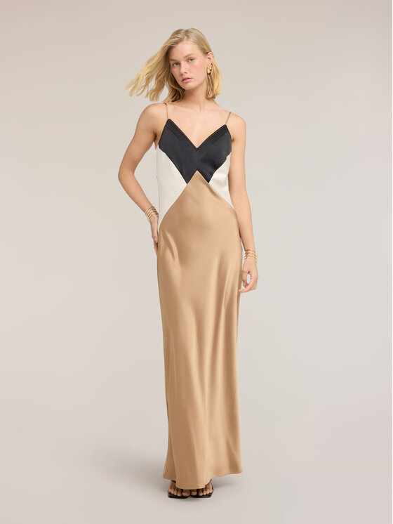 Motivi Motivi Abito da sera 7009Q003545N0Z3 Crema Slim Fit