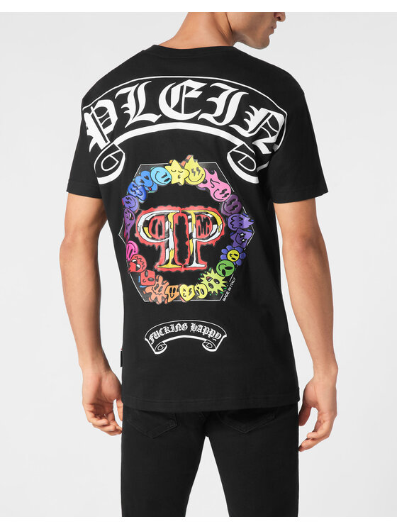 PHILIPP PLEIN PHILIPP PLEIN T-Shirt 22521 Czarny Regular Fit