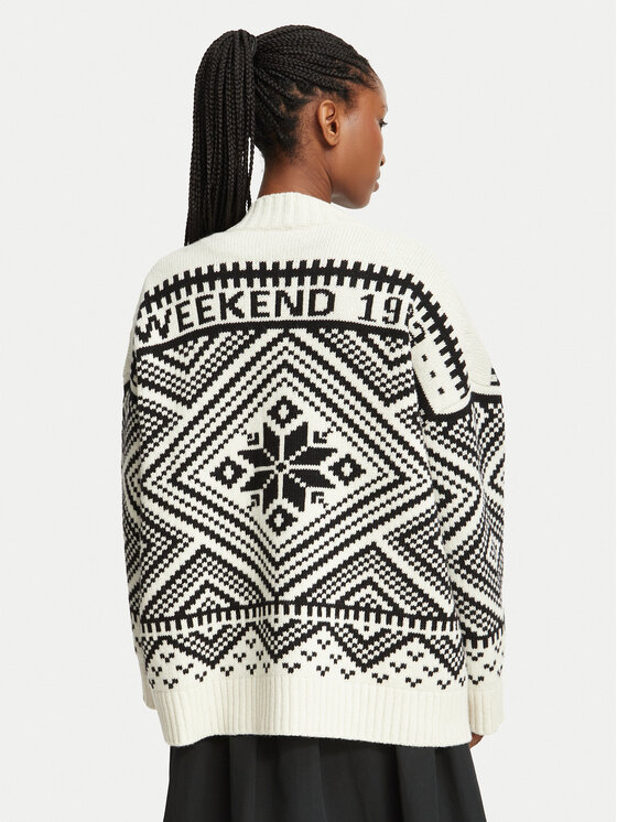 Weekend Max Mara Weekend Max Mara Pletena jopica Belgio 2625346072 Črna Relaxed Fit