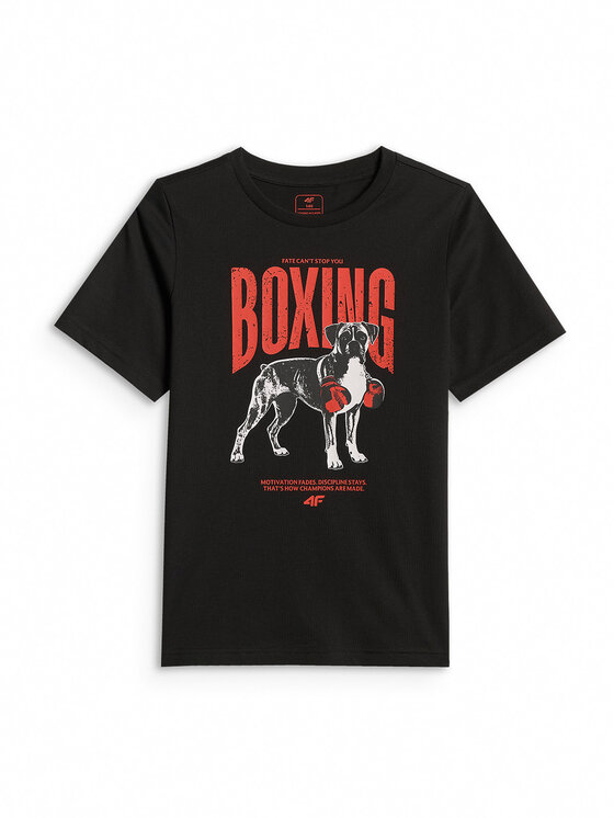 4F 4F T-Shirt STREET SPORT Czarny Regular Fit