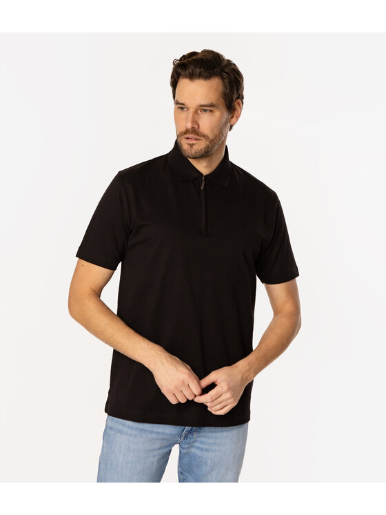 Lee Cooper Lee Cooper Polo TRIS 5056 Czarny Regular Fit
