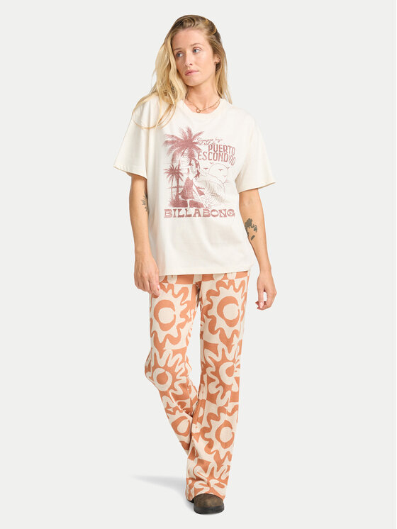 Billabong Billabong T-krekls Oriana EBJZT00474 Bēšs Regular Fit