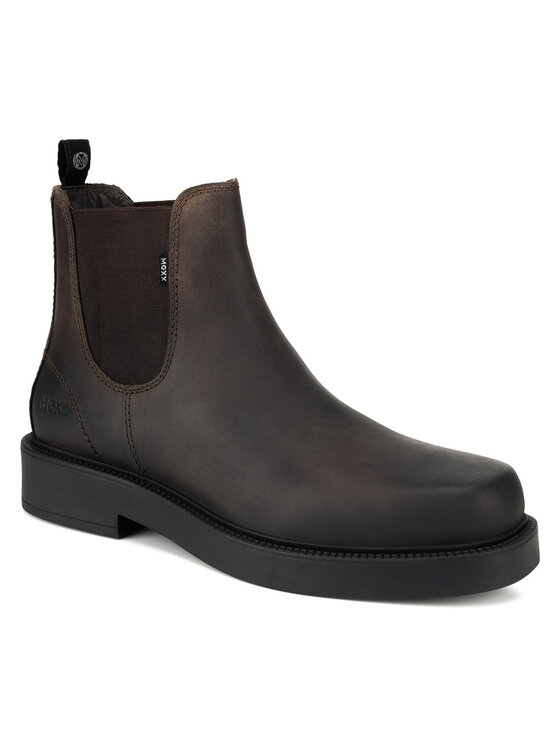 MEXX MEXX Kotníková obuv s elastickým prvkem MW-2401-01 MI08 Hnědá