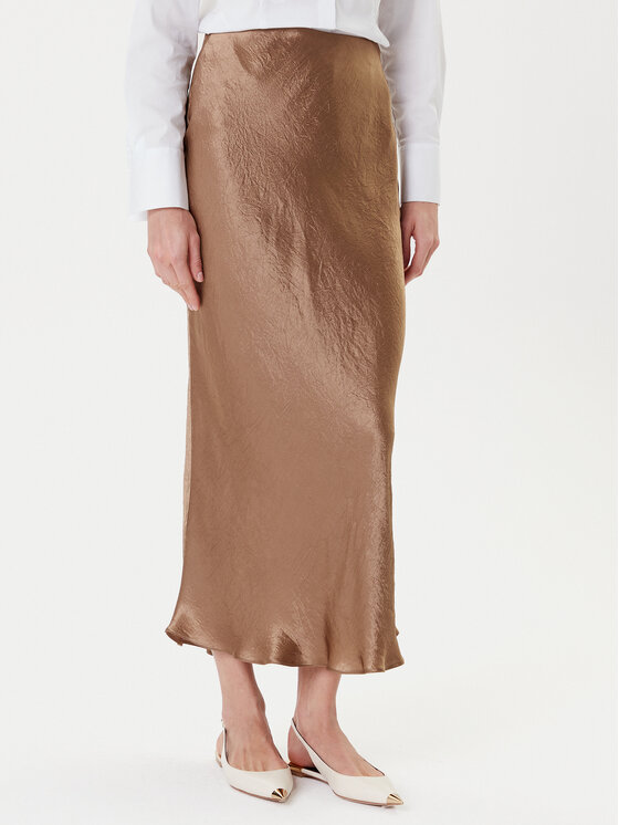 Marella Marella Midi krilo Pomez 2525106041 Rjava Regular Fit
