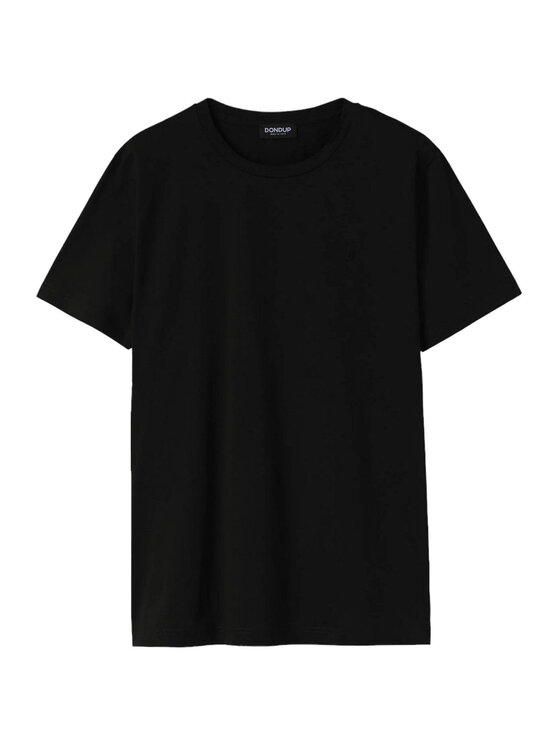 T-Shirt, rozmiar L, Czarne, DONDUP T-Shirt e Polo Uomo US198 JF0271U ZL4 999 Nero