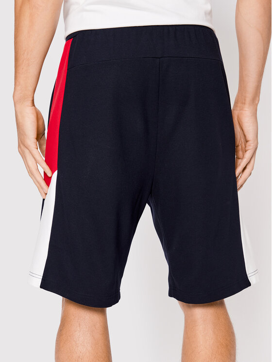Tommy Hilfiger Tommy Hilfiger Sporta šorti Colorblocked MW0MW26851 Tumši zils Regular Fit