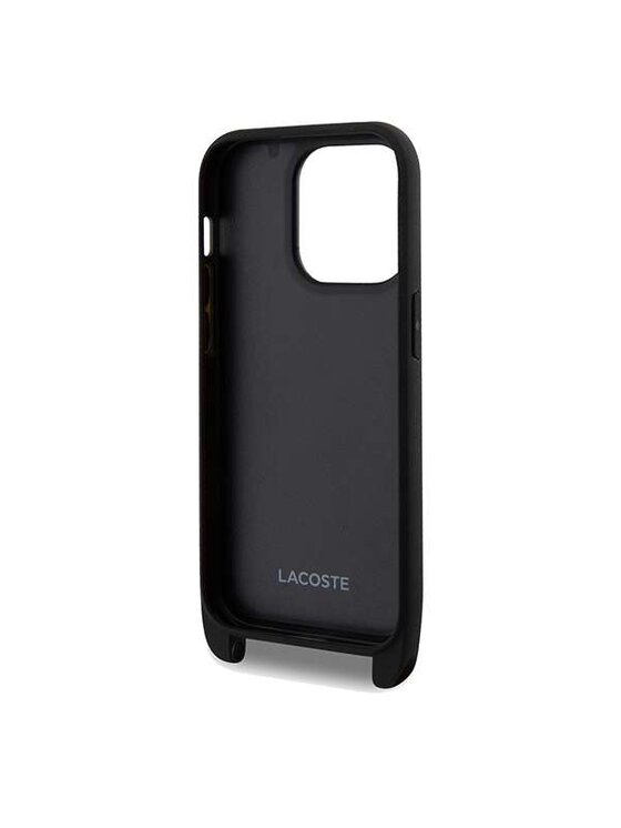 Lacoste Lacoste Etui na telefon Apple iPhone 15 Pro Czarny
