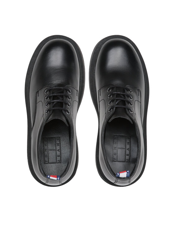 Tommy Jeans Tommy Jeans Κλειστά παπούτσια Tjw Ava Lace Up EN0EN02219 Μαύρο