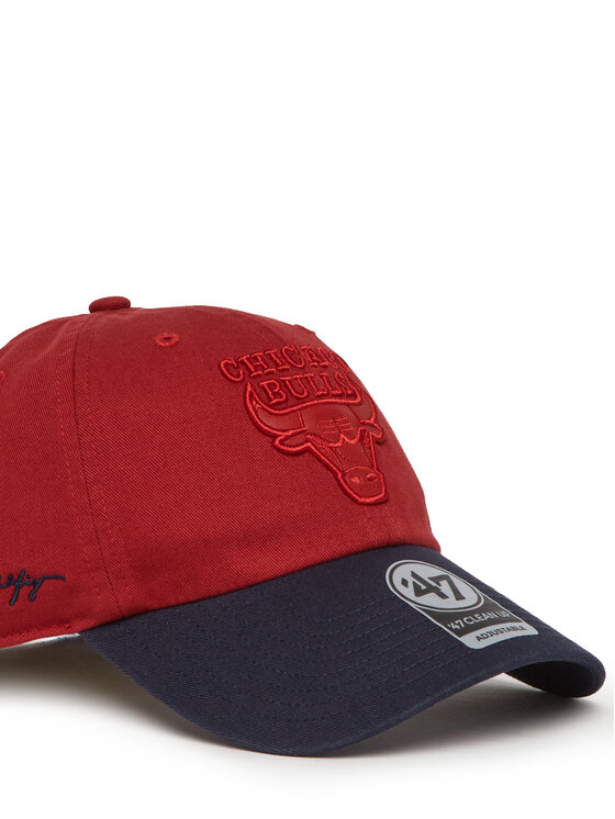 47 Brand 47 Brand Șapcă NBA Chicago Bulls '47 x Tommy Hilfiger Courtside '47 Clean Up THCCU173GWL Roșu