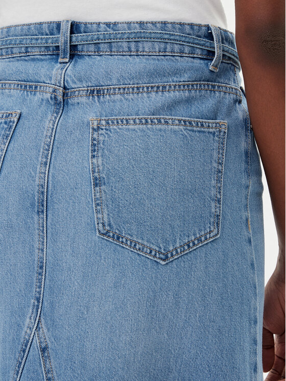 ONLY ONLY Spódnica jeansowa Sophia 15339020 Niebieski Regular Fit