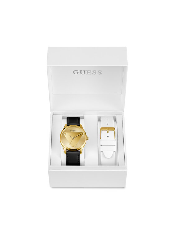 Guess Guess Sieviešu rokas pulkstenis Ladies Set GW0642L1 Melns