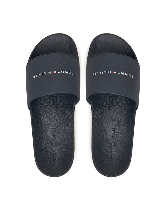 Tommy Hilfiger Tommy Hilfiger Nazouváky Hilifger Nyc Pool Slide FM0FM05432 Tmavomodrá