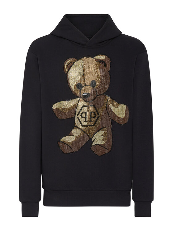 PHILIPP PLEIN PHILIPP PLEIN Bluza 971 Czarny Regular Fit