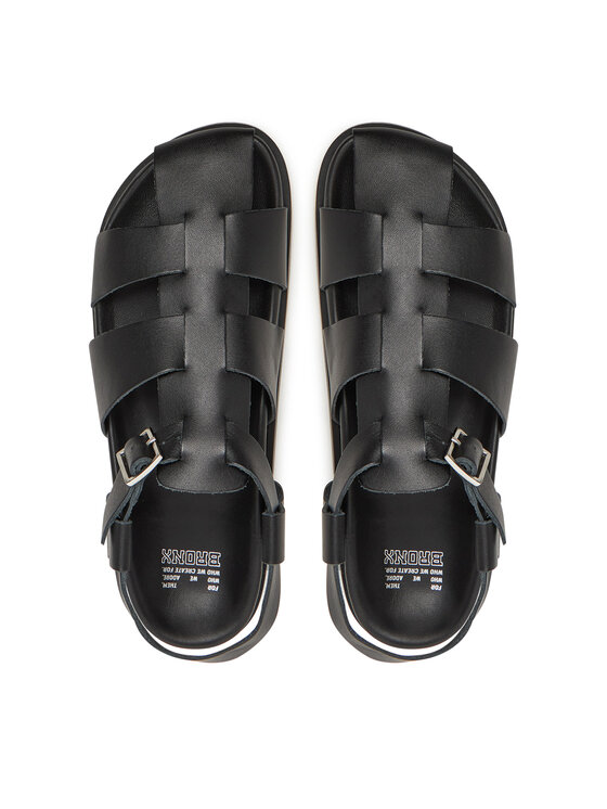 Bronx Bronx Sandały 85083-U Czarny