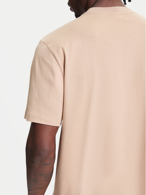 adidas adidas Tričko Essentials Linear JX5709 Béžová Regular Fit