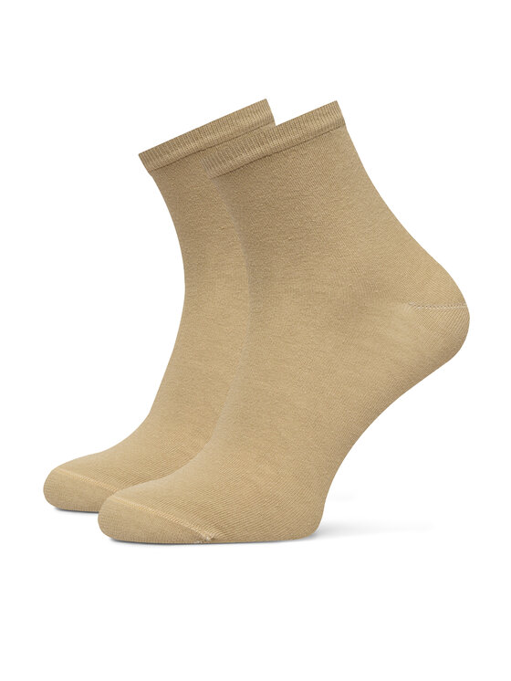 Tommy Hilfiger Tommy Hilfiger Къси чорапи 373001001 Бежов