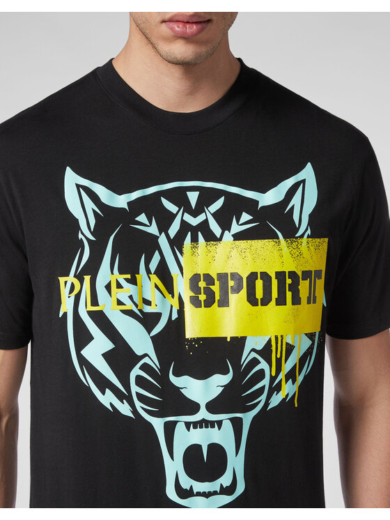 Plein Sport Plein Sport T-Shirt 1795 Czarny Regular Fit