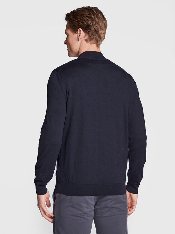 BOSS Boss Strickjacke Balonso_L 50476347 Dunkelblau Regular Fit