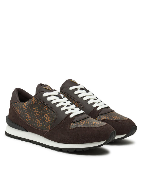 Guess Guess Sneakersy FMPARO ELL12 Brązowy