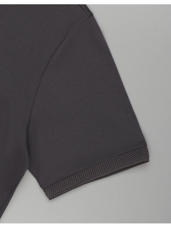 Borgio Borgio Polo matteo_01 Szary Classic Fit