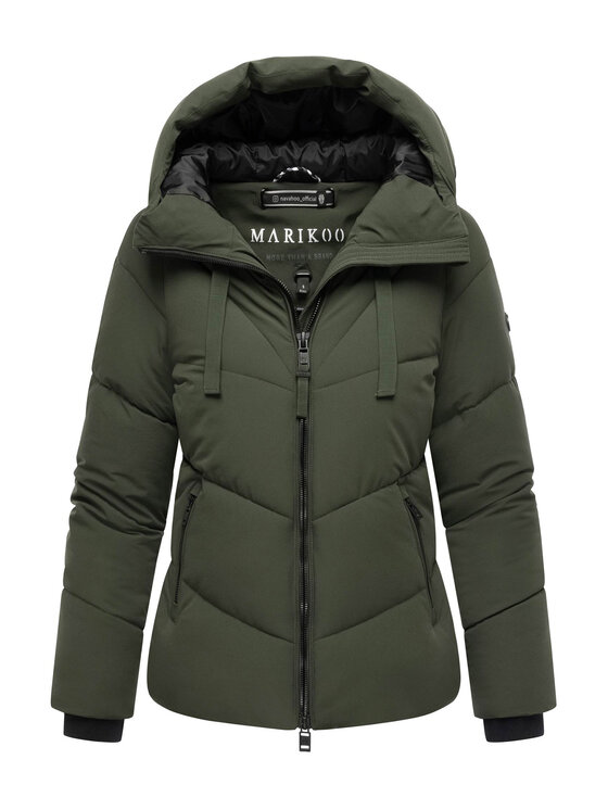 Marikoo Marikoo Kurtka zimowa Kwamee Zielony Regular Fit