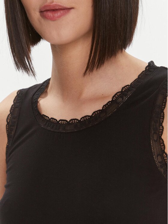 Liu Jo Liu Jo Top 5F3117 J5360 Nero Regular Fit