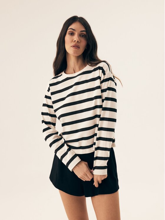Esotiq Esotiq Piżama 42559 Czarny Regular Fit