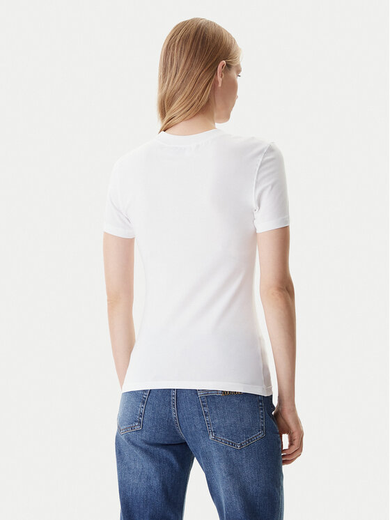 Versace Jeans Couture Versace Jeans Couture Marškinėliai 79HAHT02 CJ03T Balta Regular Fit