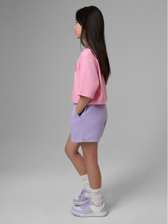 4F 4F Szorty sportowe BASIC+ Fioletowy Regular Fit