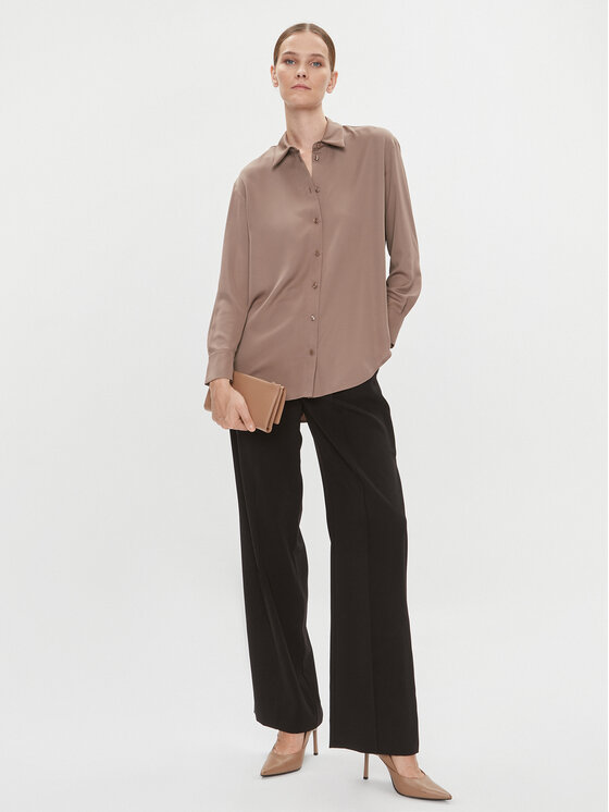 Calvin Klein Calvin Klein Riidest püksid K20K205689 Must Relaxed Fit