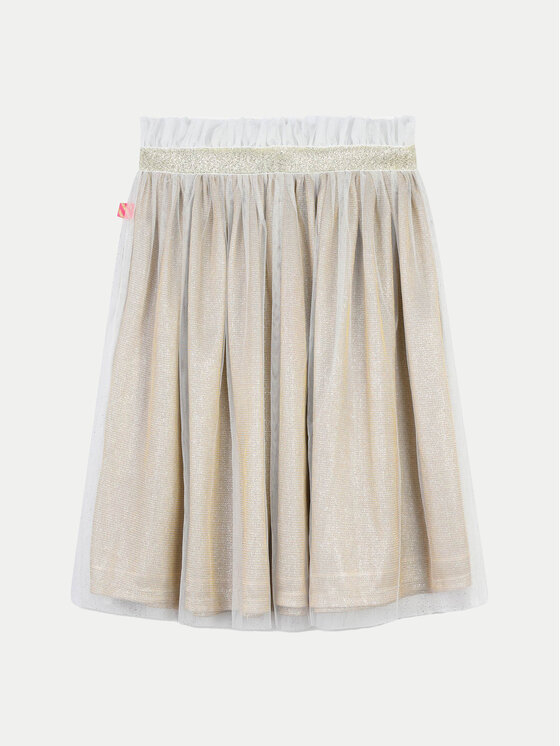 Billieblush Billieblush Τούλινη φούστα U20554 Χρυσό Regular Fit