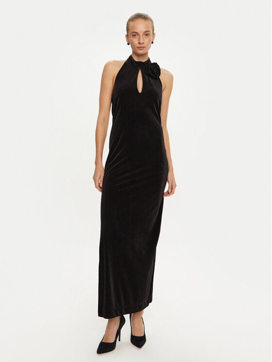 Marella Marella Koktel haljina Pacos 2423626072 Crna Slim Fit