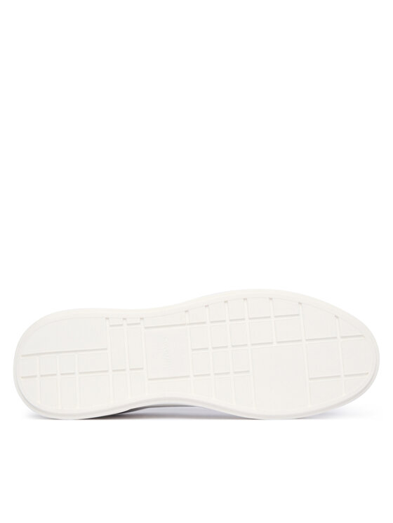 Calvin Klein Calvin Klein Αθλητικά Chunky Cupsole Laceup Lth Bt Aop HM0HM02070 Λευκό
