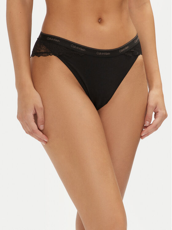 Calvin Klein Underwear Braziljske Spodnje Hlačke 000QF7979E Črna