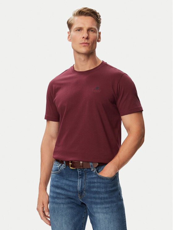 Beverly Hills Polo Club Tricou P-SS26M-TS41740FIG Vișiniu Regular Fit