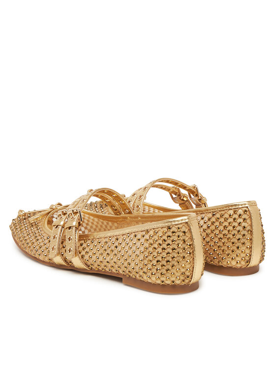 Guess Guess Μπαλαρίνες FLJKNN FAB02 Χρυσό