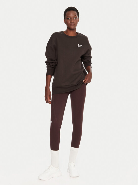 Under Armour Under Armour Bluza Essential 1379475 Brązowy Loose Fit