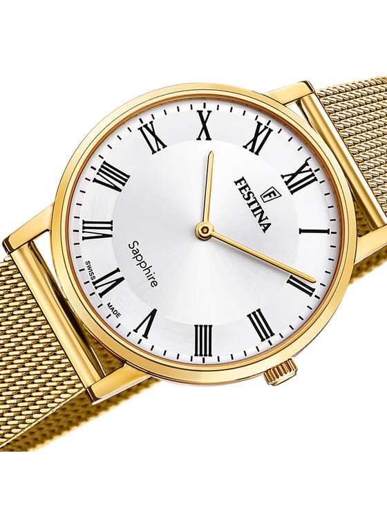 Festina Festina Zegarek F20022-4 Złoty