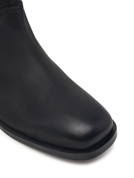 Tommy Hilfiger Tommy Hilfiger Bokacsizma Hilfiger Dressy Lth Biker Boot FM0FM06077 Fekete