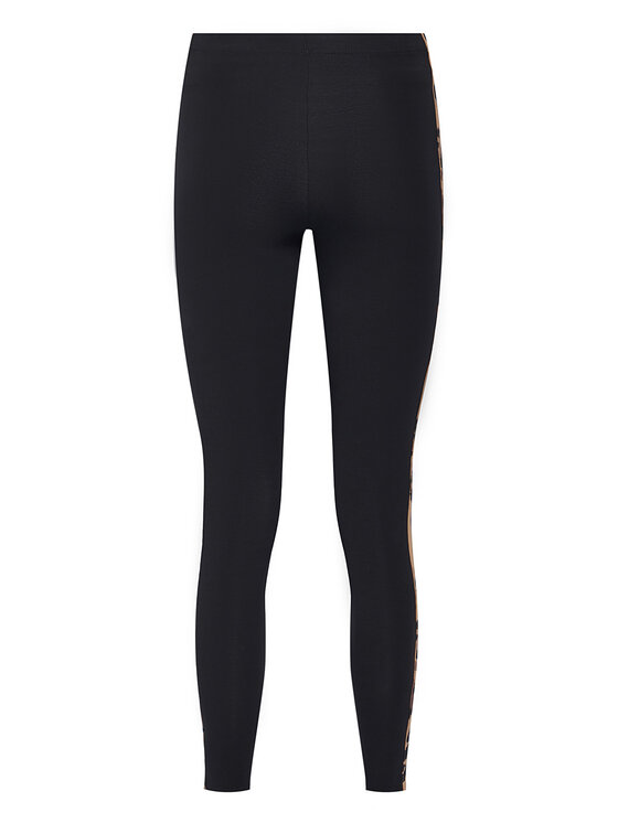 adidas adidas Leggings Animal Print 3-Stripes JM1864 Schwarz Slim Fit