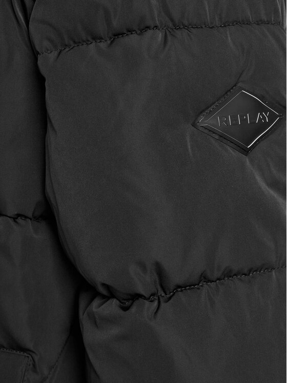 REPLAY REPLAY Зимно яке W7664R.000.84466 Черен Relaxed Fit