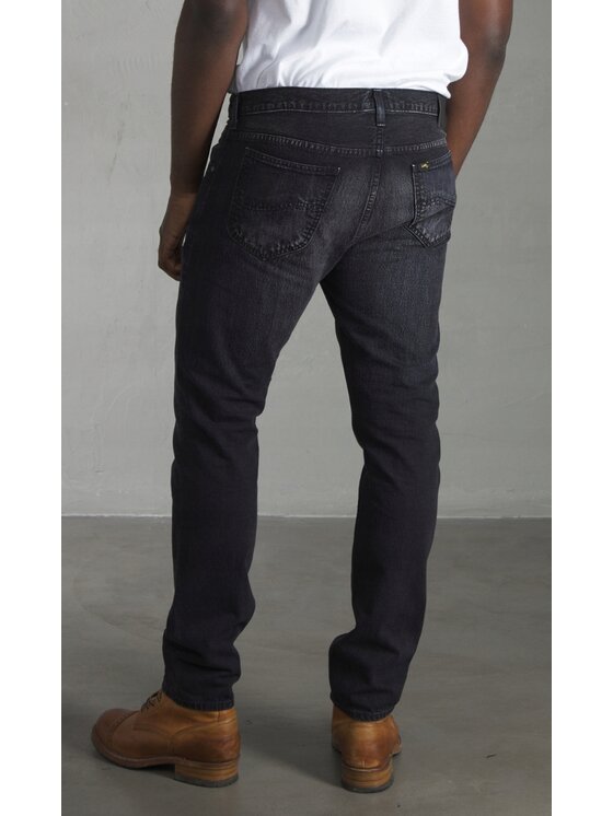 Lee Lee Jeansy 101 Rider Czarny Slim Fit