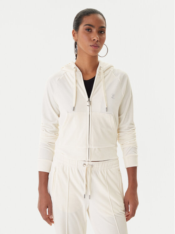 Juicy Couture Juicy Couture Суитшърт Madison JCWAS225306 Бежов Slim Fit