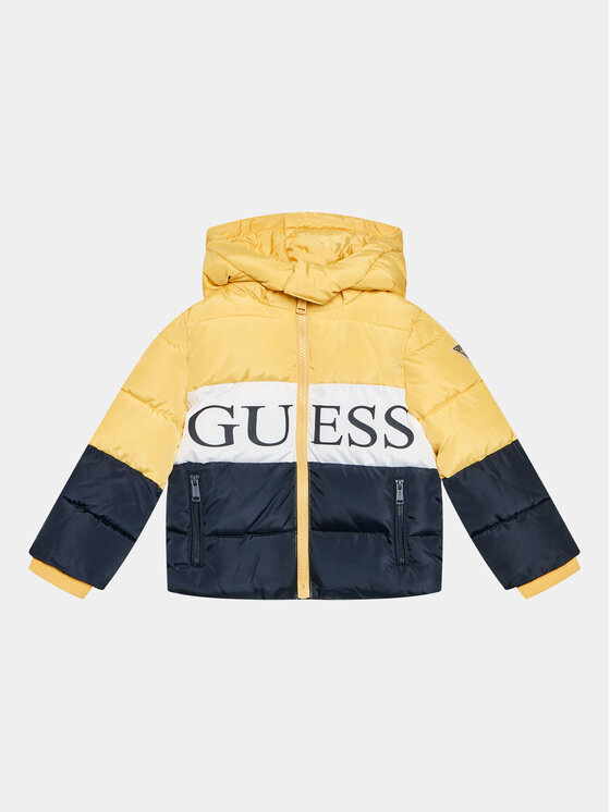 Guess Pernata Jakna N3BL02 WB240 Žuta Regular Fit