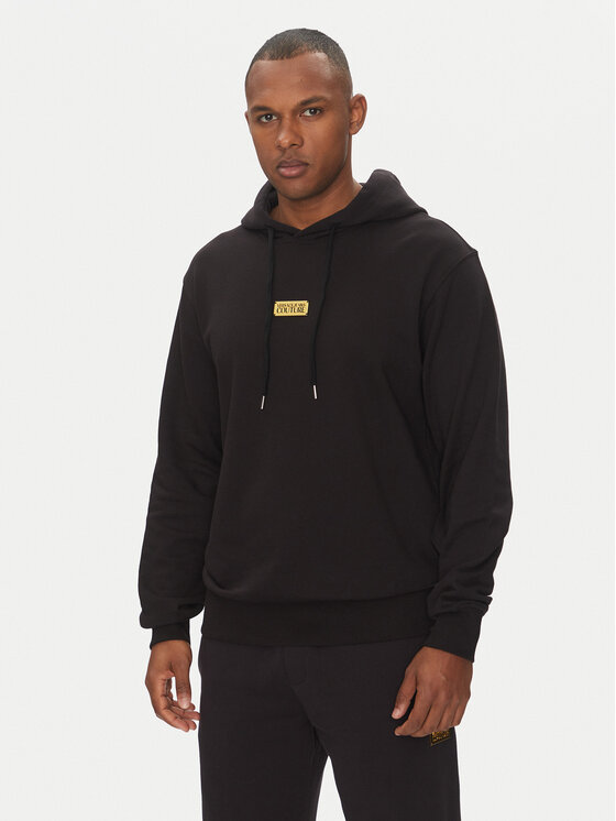Versace Jeans Couture Mikina 78GAIT08 Čierna Regular Fit